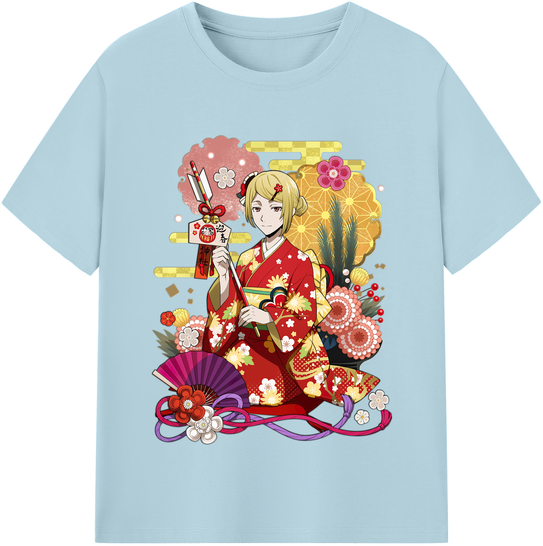 （画像用） 文豪ストレイドッグス Bungo Stray Dogs 綿100％半袖Tシャツ（フロントプリント）